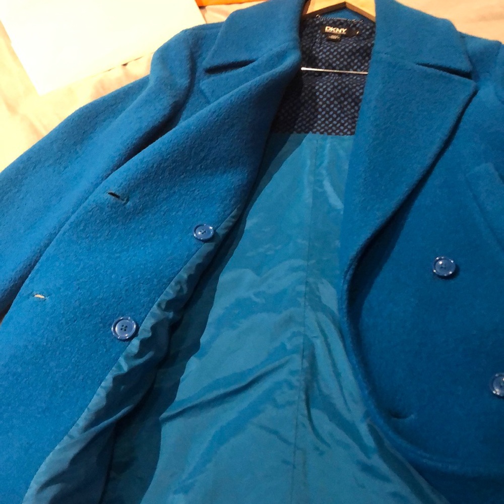 DKNY Italian Wool Coat - Picture 7 of 13